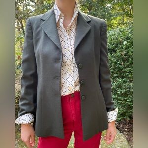 Armani wool lined blazer